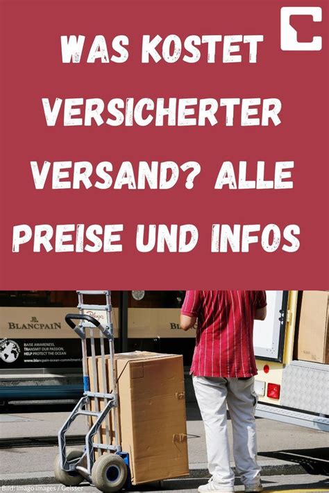 was kostet versicherter versand brief